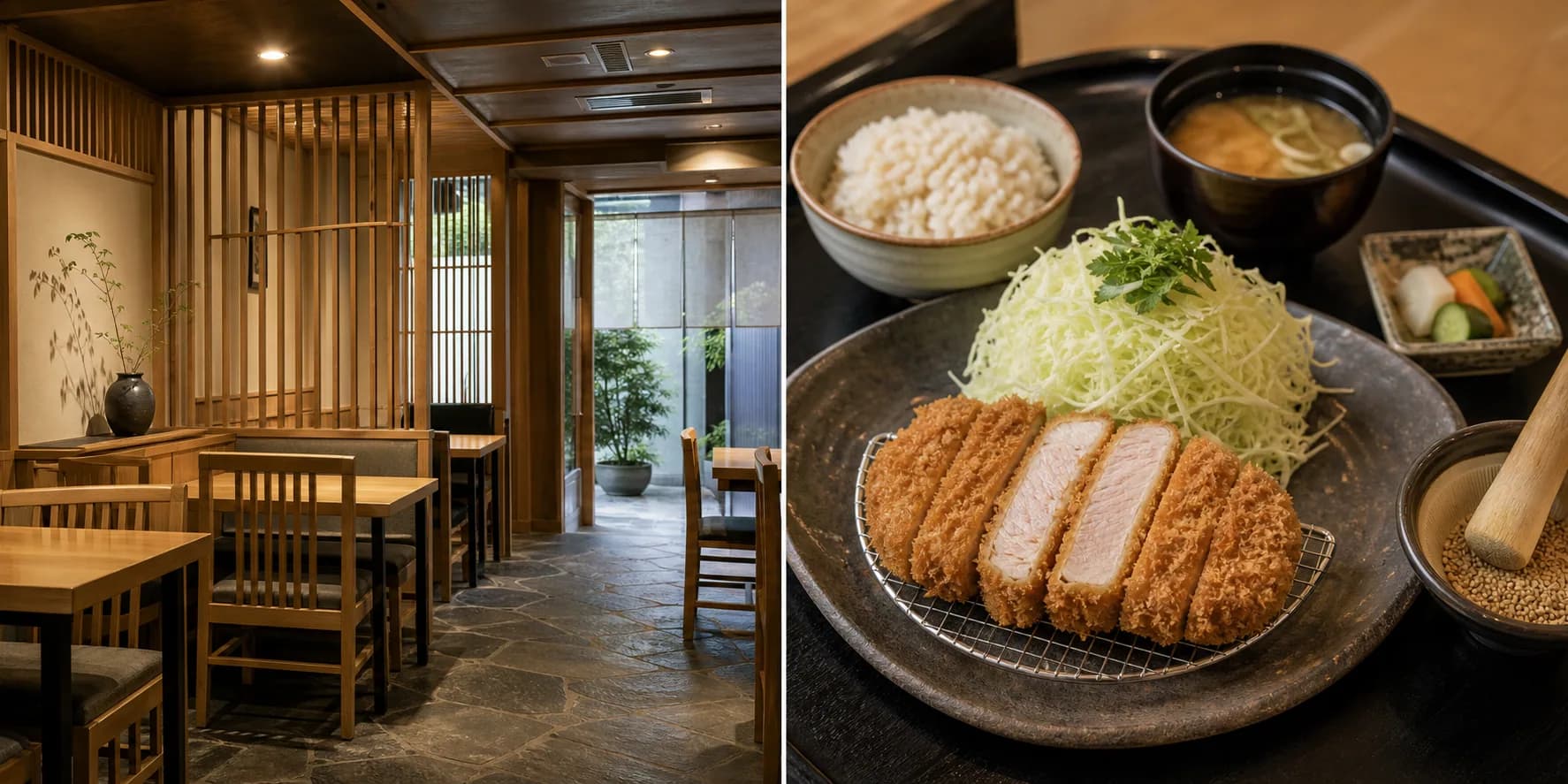 Editorial Kyoto tonkatsu dining room