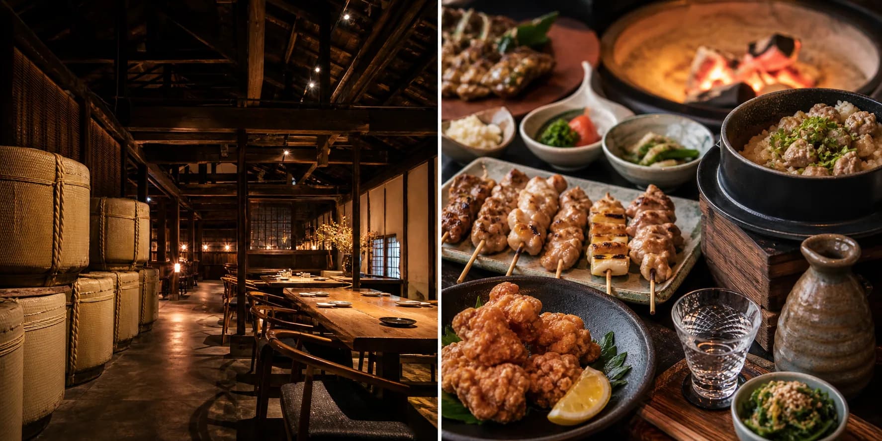 Editorial Fushimi brewery dining room