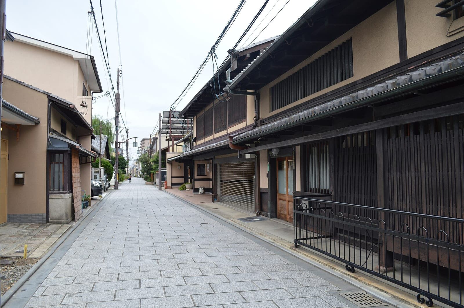 A traditional street in Nishijin